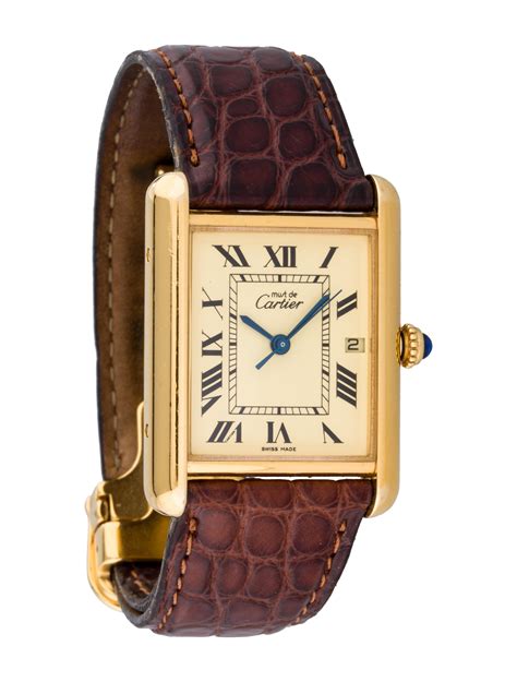 used men's cartier tank watches.